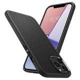 Spigen Liquid Air Case til iPhone 12 / iPhone 12 Pro - Matte sort