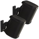 Sanus Wall Mount For Sonos One Sl Play:1 Play:3 Pair Black