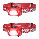 LEPRO 320014-R-2 USB-forlygte, 2-pakke