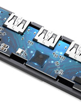 Ugreen USB Type C HUB - 4x USB 3.2 Gen 1 med USB-C strømport grå (CM219 70336)