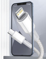 Baseus CATLGD-02 Lightning - USB-C PD kabel 20W 480Mb/s 1m - hvid