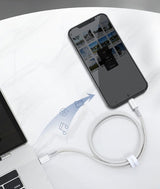 Baseus CATLGD-A01 Lightning - USB-C PD 20W 480Mb/s 2m kabel - sort