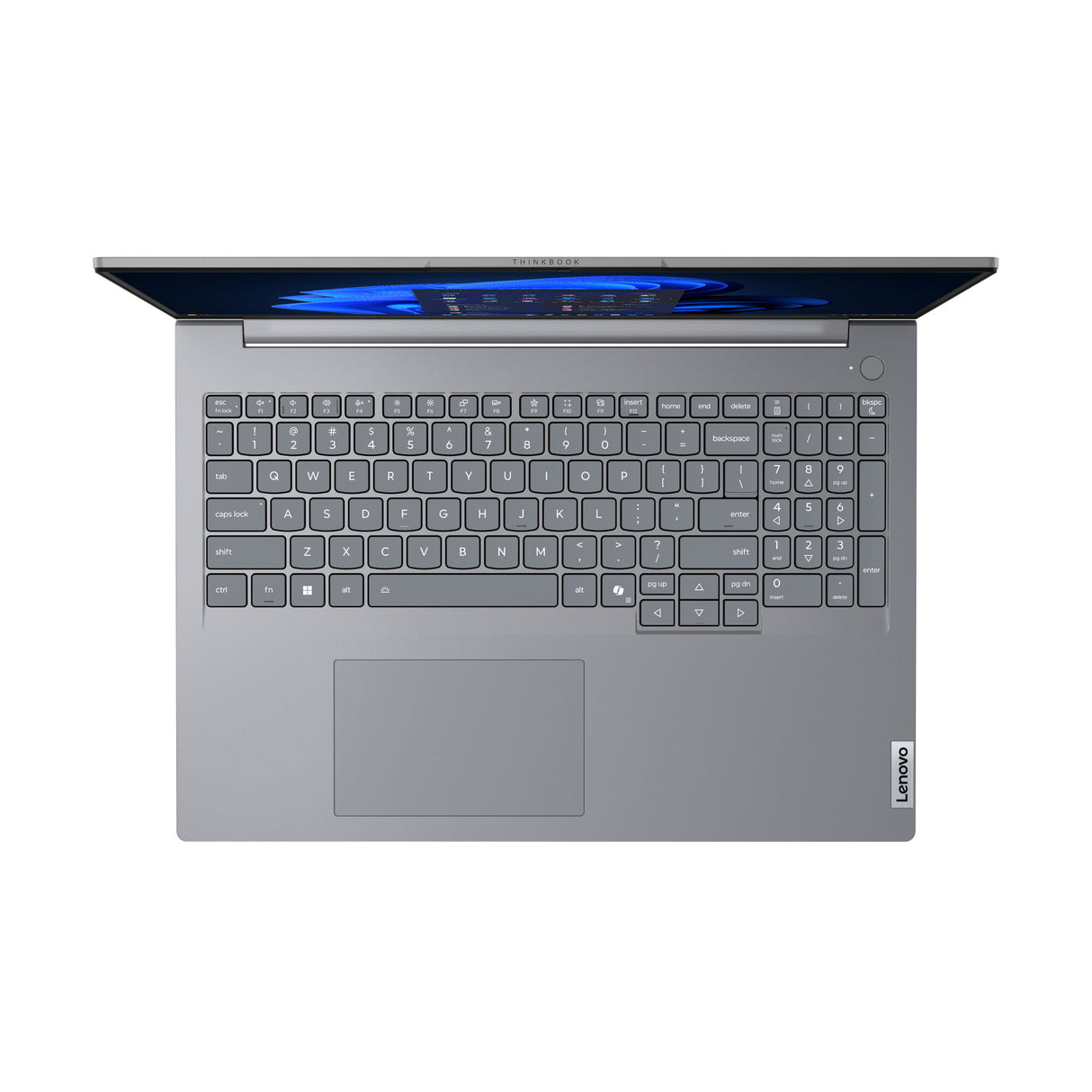 Lenovo ThinkBook 16 G9 AHP AMD Ryzen™ 5 220 Laptop 40,6 cm (16") WUXGA 16 GB DDR5-SDRAM 512 GB SSD Wi-Fi 7 (802.11be) Windows 11 Pro Nordisk Grå
