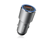 Dudao USB / USB Car Charger Type C Power Delivery Hurtig opladning 22,5 W Grå (R4PQ)
