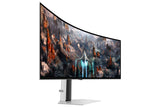 Samsung G93SC computerskærm 124,5 cm (49") 5120 x 1440 pixel Dual QHD OLED Sølv