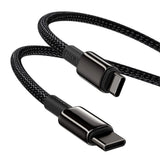 Baseus CATWJ-01 USB-C - USB-C PD QC kabel 100W 5A 1m - sort