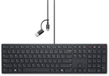 DELL KB525C tastatur Kontor USB QWERTY Ukrainsk Sort
