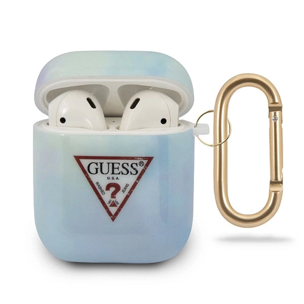 Guess GUACA2TPUMCGC02 AirPods cover blå/blå Tie & Dye Collection