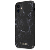 Guess GUHCP12SPCUMABK iPhone 12 mini 5,4′′ sort/sort hardcase Marmor