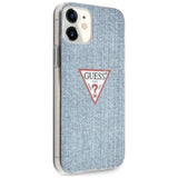 Guess GUHCP12SPCUJULLB iPhone 12 mini 5.4" blå/lysblå hardcase Jeans Collection