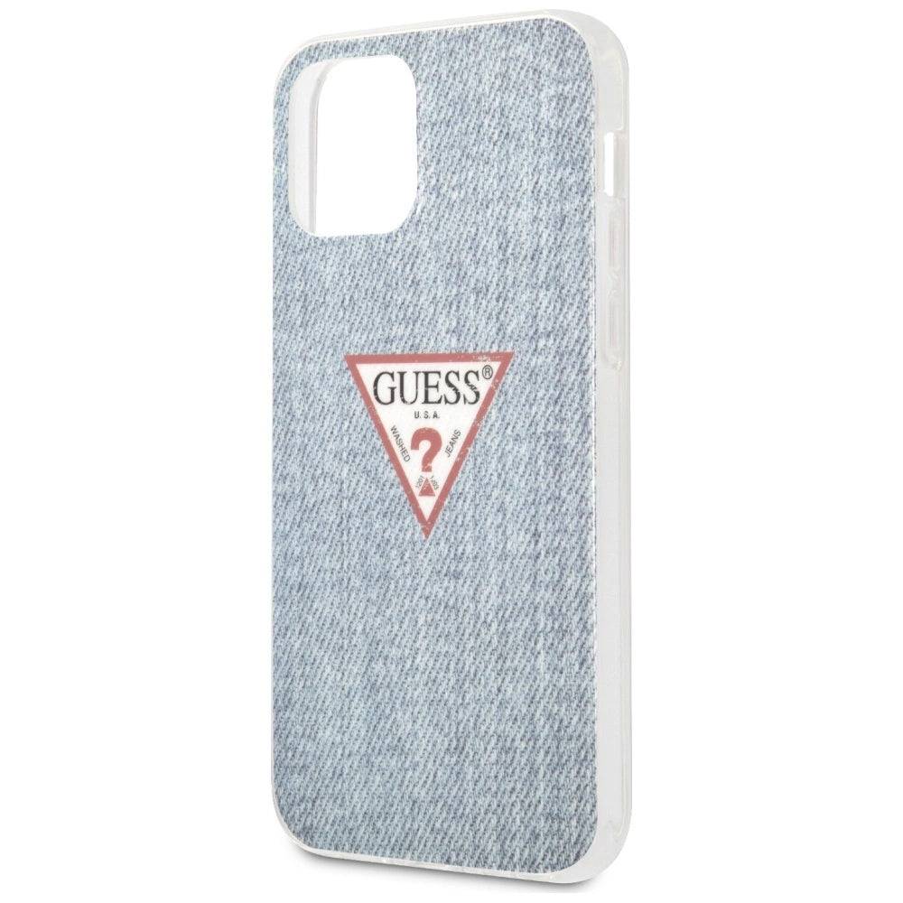 Guess GUHCP12SPCUJULLB iPhone 12 mini 5.4" blå/lysblå hardcase Jeans Collection