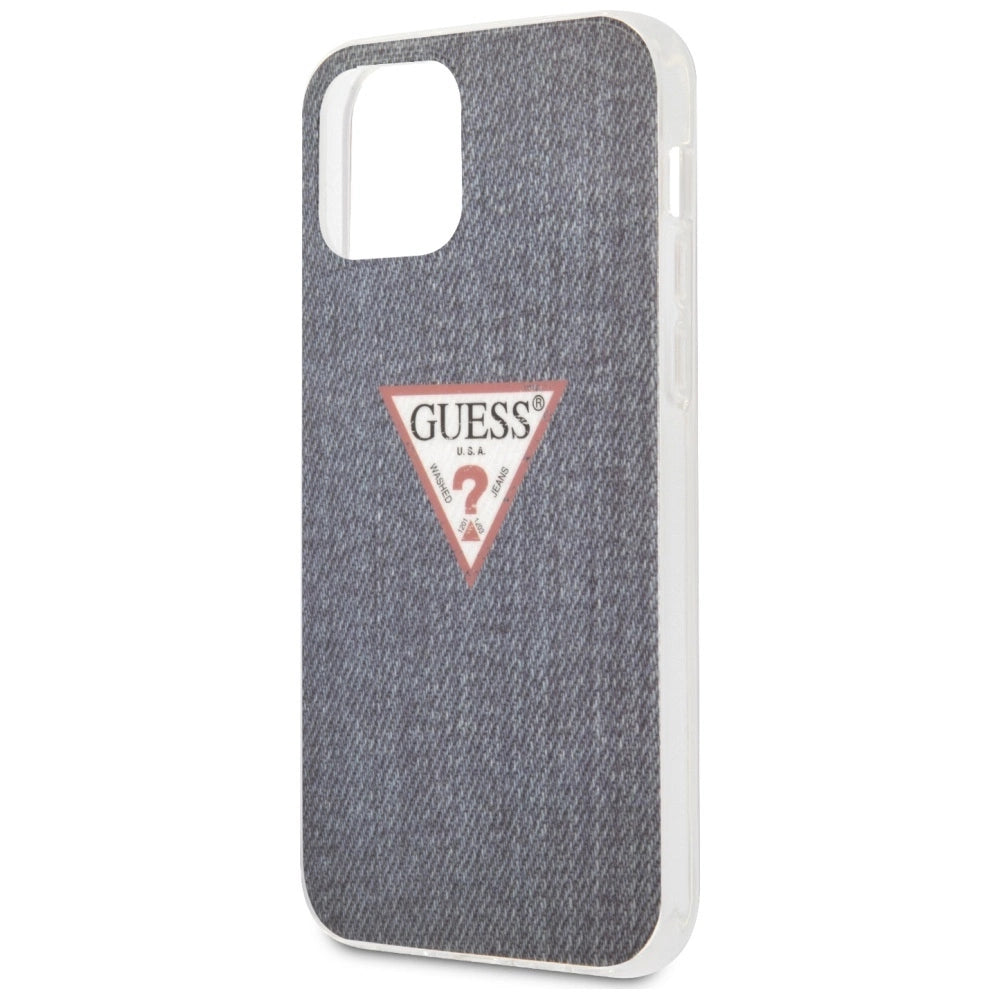 Guess GUHCP12SPCUJULDB iPhone 12 mini 5.4" marine/mørkblå hardcase Jeans Collection