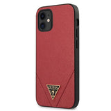 Guess GUHCP12SVSATMLRE iPhone 12 mini 5.4" rød/rød hardcase Saffiano