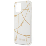 Guess GUHCP12SPCUCHWH iPhone 12 mini 5.4" hvid/hvid hardcase Gold Chain Collection