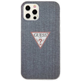 Guess GUHCP12LPCUJULDB iPhone 12 Pro Max 6.7" marine/mørkblå hardcase Jeans Collection