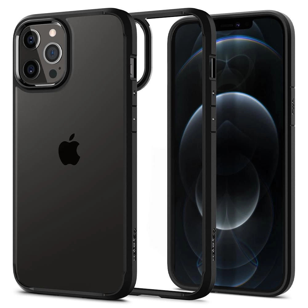 Spigen Ultra Hybrid Case til iPhone 12 / iPhone 12 Pro - Matte sort