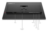 Lenovo ThinkVision P27Q-40 computerskærm 68,6 cm (27") 2560 x 1440 pixel Quad HD LED Sort