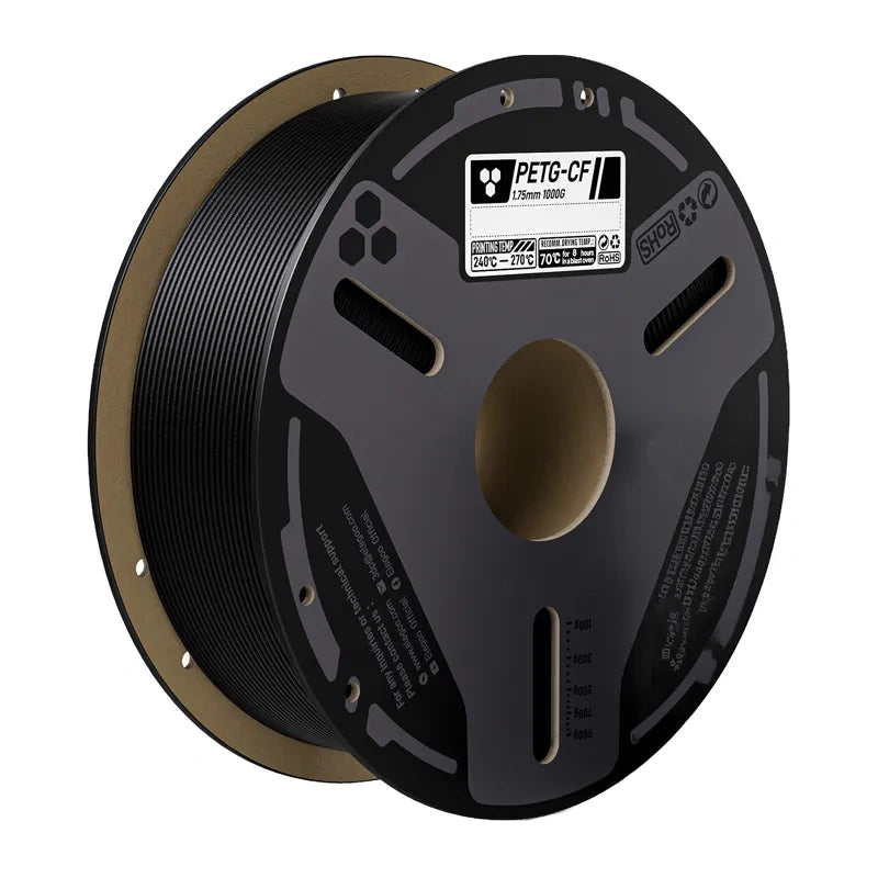ELEGOO PETG-CF kulfiberfilament (sort) 0,5 kg