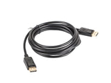 Lanberg CA-DPDP-10CC-0030-BK DisplayPort kabel 3 m Sort