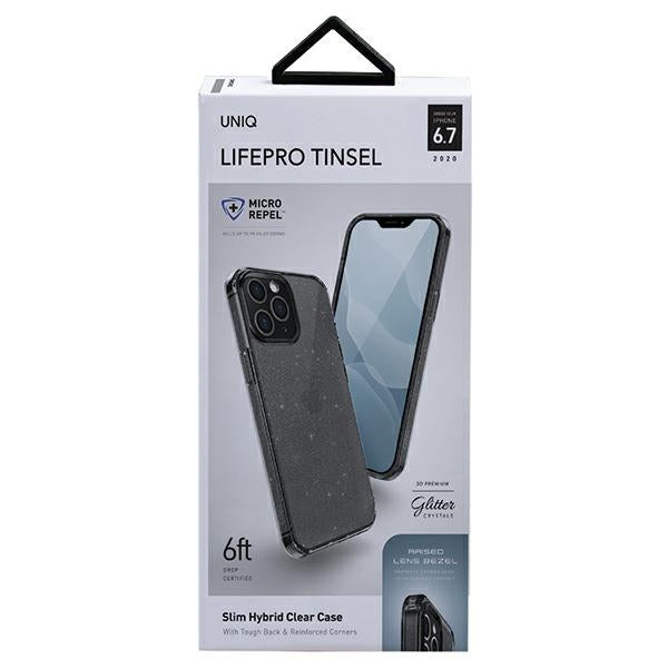 Uniq LifePro Tinsel case for iPhone 12 Pro Max - black
