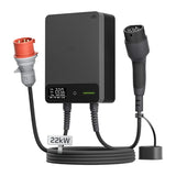 Wallbox dé 22kW med 10m kabel