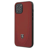 Ferrari FEOGOHCP12LRE iPhone 12 Pro Max 6.7" rød/rød hardcase Off Track perforeret