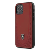 Ferrari FEOGOHCP12MRE iPhone 12/12 Pro 6.1" rød/rød hardcase Off Track perforeret