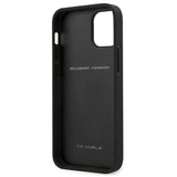 Ferrari FESNECHCP12SBK iPhone 12 mini 5.4" sort/sort hardcase på sporet PU Carbon