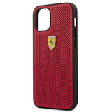 Ferrari FESPEHCP12SRE iPhone 12 mini 5.4" rød/rød hardcase On Track Perforeret