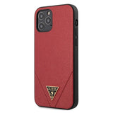 Guess GUHCP12LVSATMLRE iPhone 12 Pro Max 6.7" rød/rød hardcase Saffiano