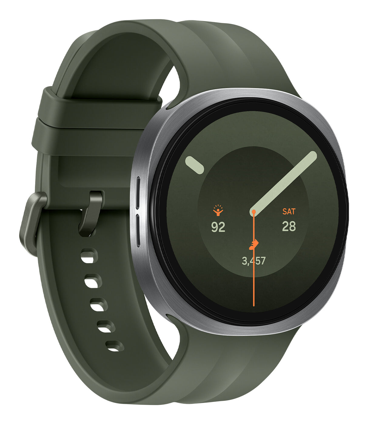 Samsung Galaxy Watch9 3,81 cm (1.5") AMOLED 44 mm Digital 480 x 480 pixel Berøringsskærm Sølv Wi-Fi GPS (satellit)