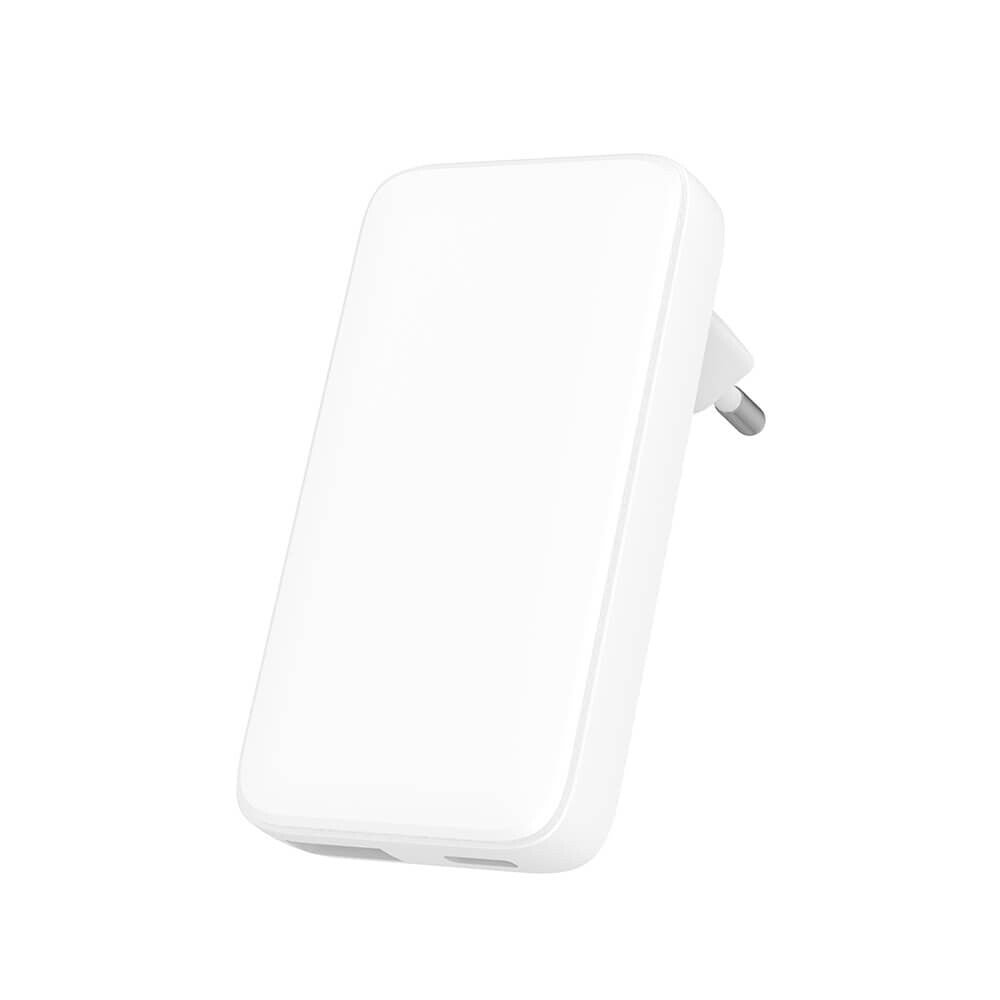 Gear Oplader 220V 1xUSB-C+1xUSB-A PD/PPS 36W+QC 18W GaN Hvid