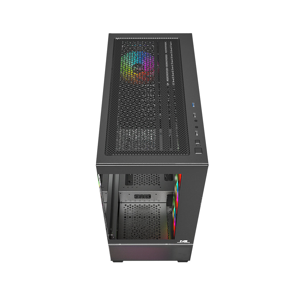 Nordic Gaming Hugin RGB Tower ATX Sort