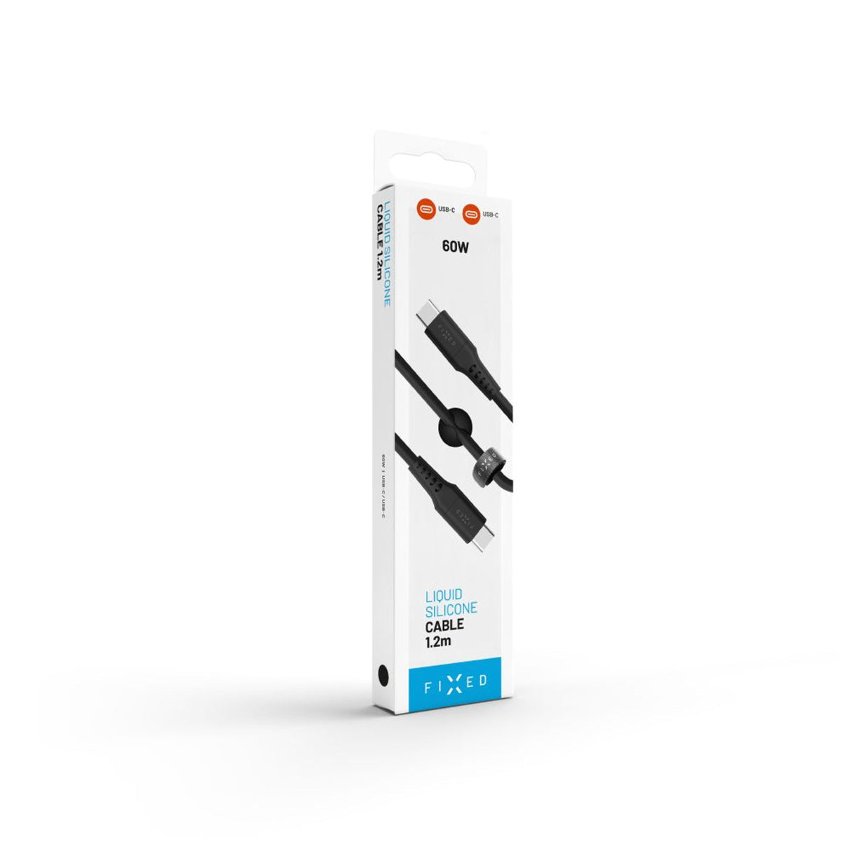 FIXED FIXDLS-CC12-BK USB-kabel USB 2.0 1,2 m USB C 4,8 Gbit/sek. Sort
