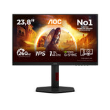 AOC G4 24G4ZR computerskærm 60,5 cm (23.8") 1920 x 1080 pixel Fuld HD LED Sort, Rød