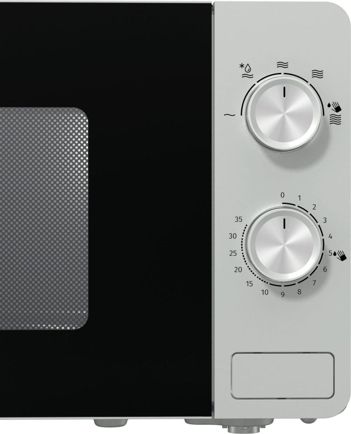 Gorenje MO20E1S Black, Stainless steel Solo microwave Over the range 20 L 800 W
