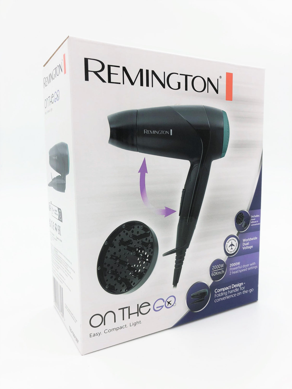 Remington Hårtørrer D1500