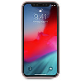 Guess GUHCP12SLSLMGLP iPhone 12 mini 5.4" lyserød/lyserød hardcase Silicone Script Gold Logo