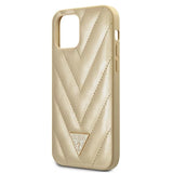 Guess GUHCP12SPUVQTMLBE iPhone 12 mini 5.4 guld/guld hardcase V-Quilted Collection
