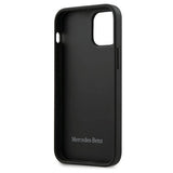 Mercedes MEHCP12SMULBK iPhone 12 mini 5,4" sort/sort hardcase Wave Line