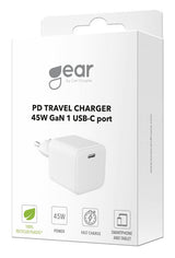 Gear 665143 oplader til mobil enhed Smartphone, Tablet Hvid Vekselstrøm Hurtig opladning Indendørs