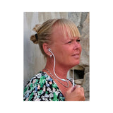 Radicover RAD256 hovedtelefoner/headset Ledningsført I ørerne Opkald/musik Sølv, Hvid