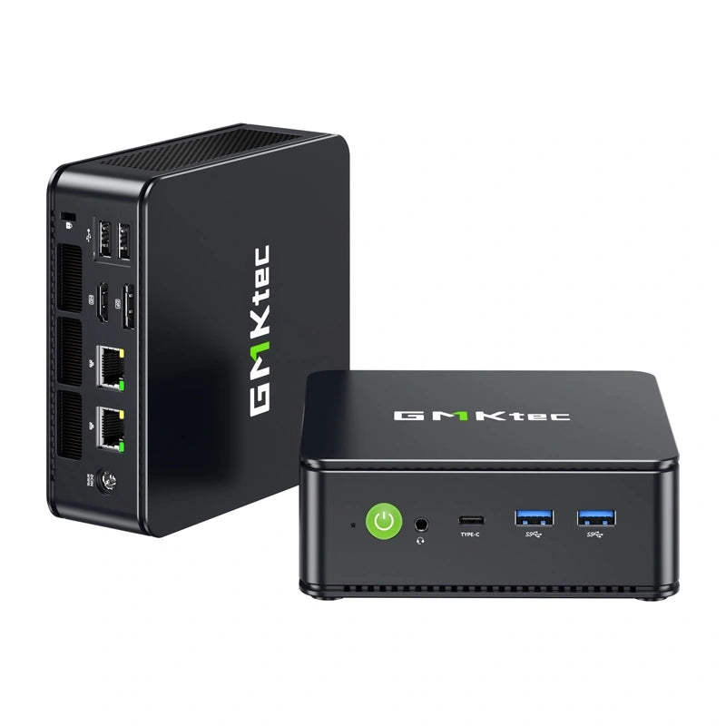 GMKTEC M5S Mini PC med Ryzen 3 5400U, 16 GB og 512 GB