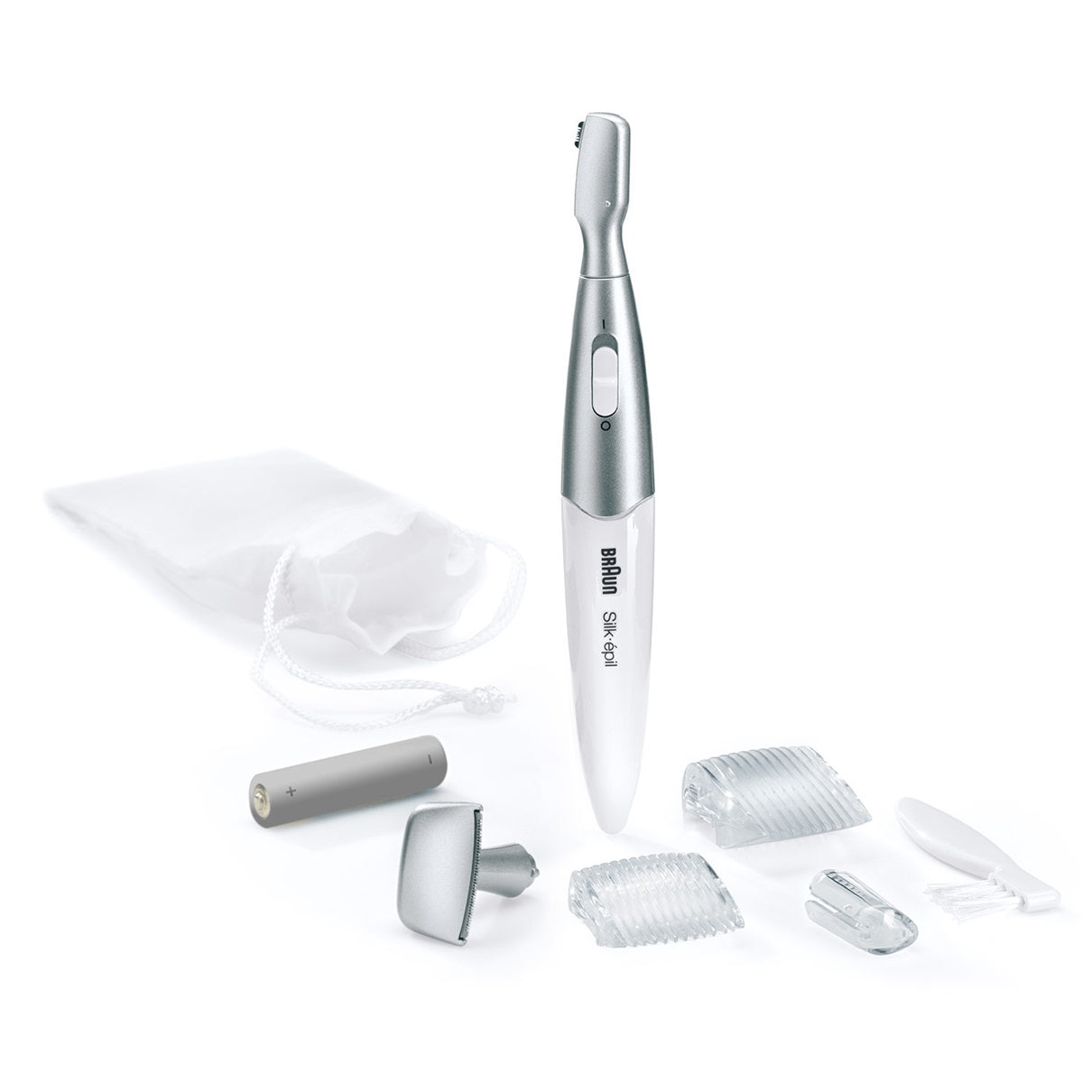 Braun Silk-épil FG 1100 Bikinilinie-trimmer Sølv Hvid