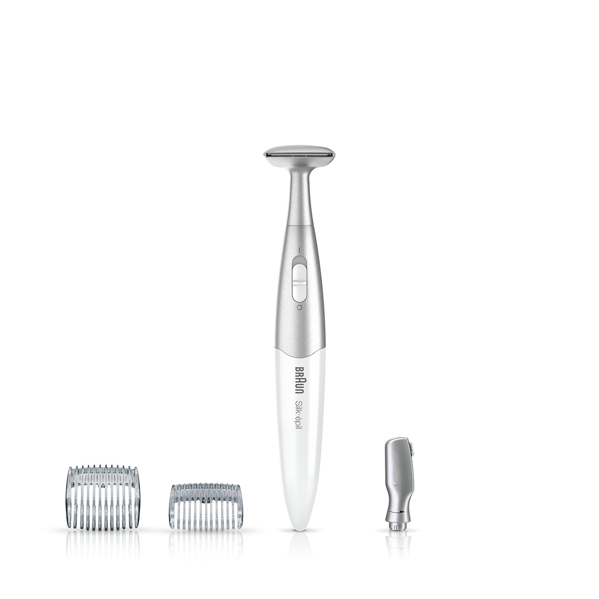 Braun Silk-épil FG 1100 Bikinilinie-trimmer Sølv Hvid