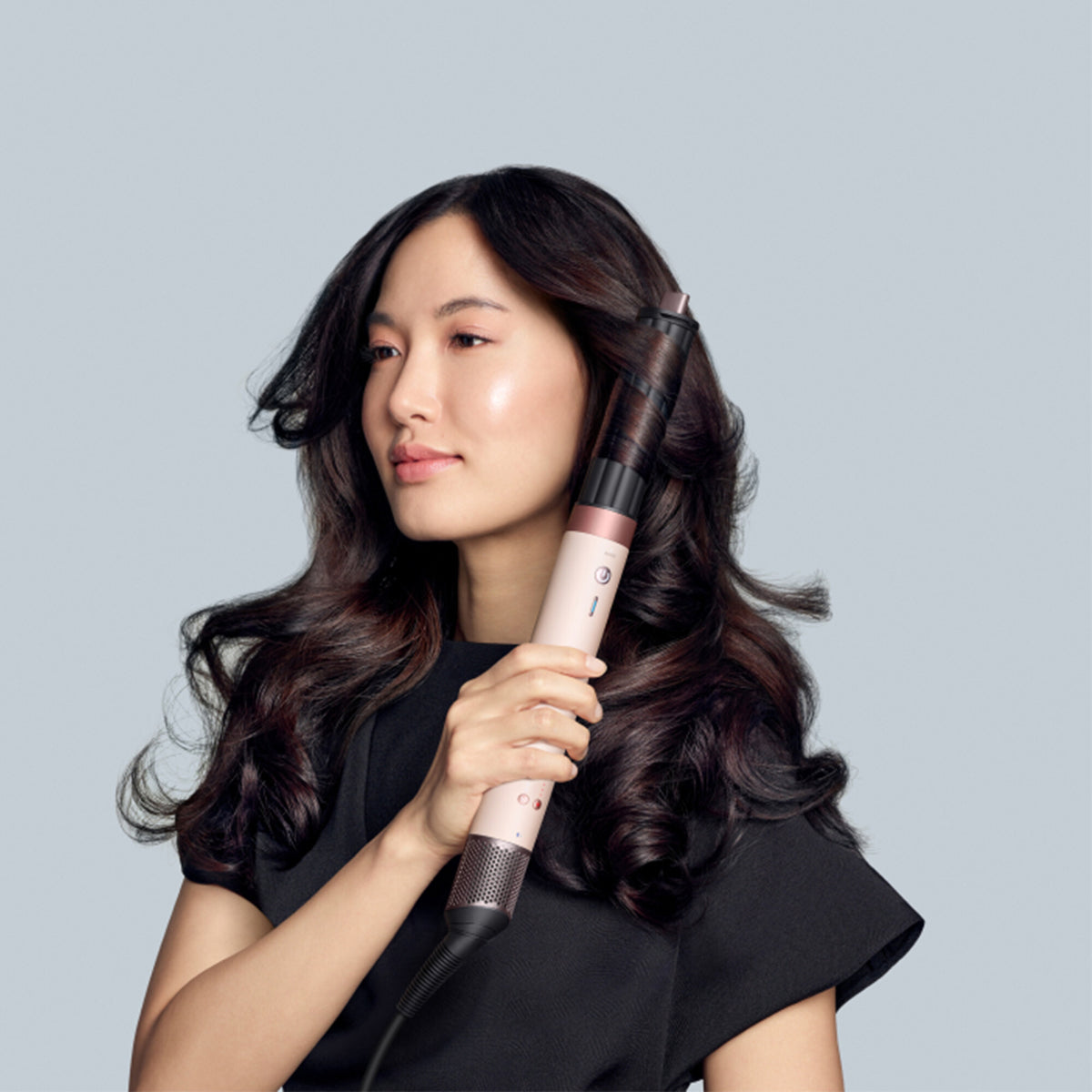 Dyson Airwrap Co-anda2x Straight + Wavy Multi-Style Complete Long Styler og Dryer HS09 Keramisk Pink/ Rose Gold EU 598757-01