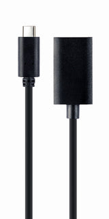 Gembird A-CM-DPF-02 videokabel adapter 0,15 m USB Type-C DisplayPort Sort