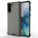 Honeycomb Case rustning med TPU Bumper til Samsung Galaxy S21+ 5G (S21 Plus 5G) sort