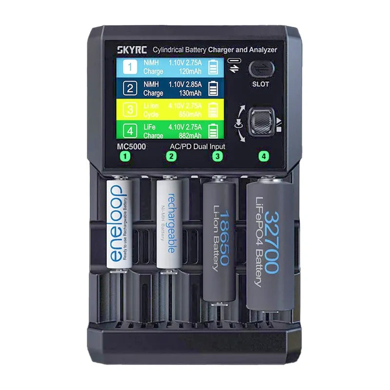 SkyRC MC5000 Batterioplader og Analyzer USB-C