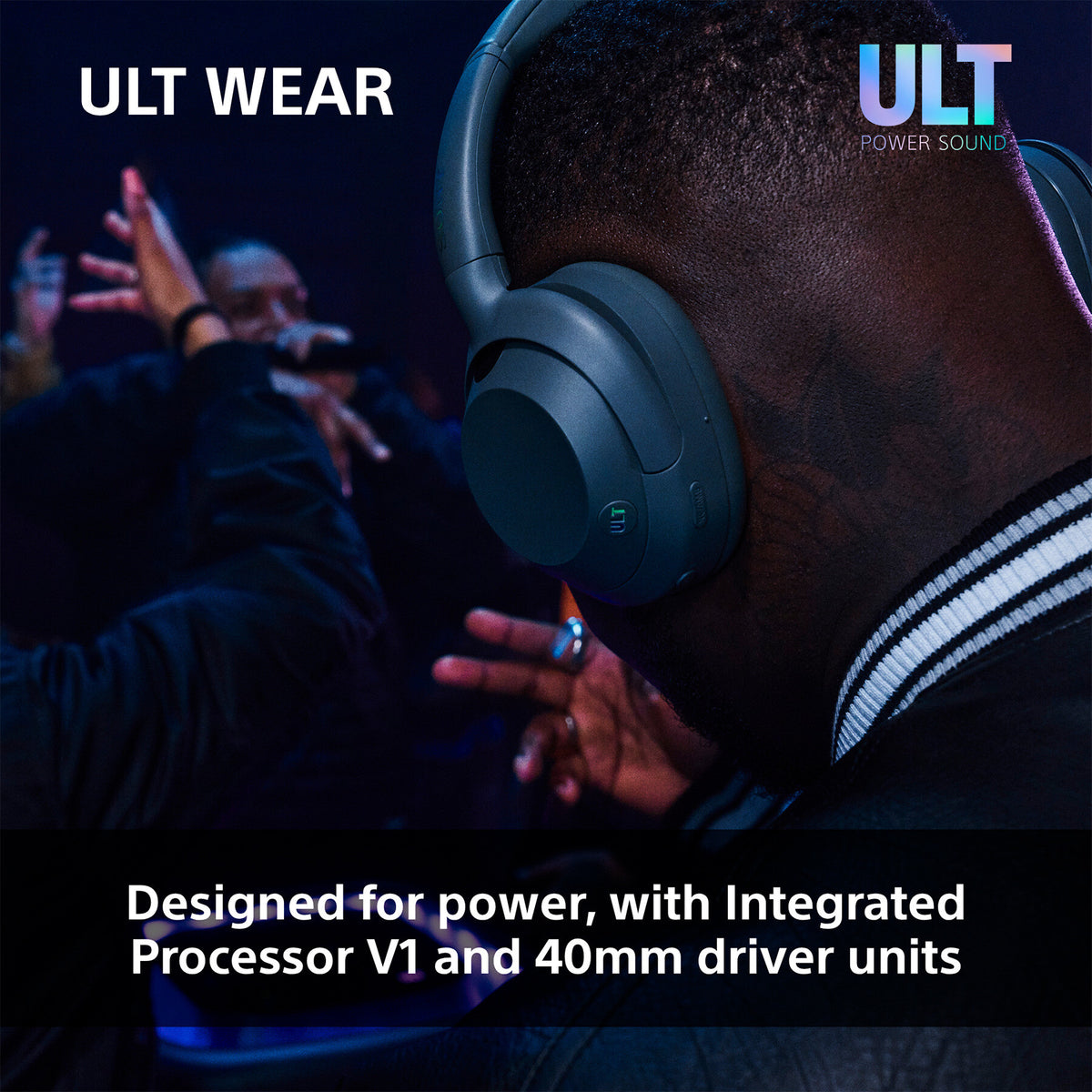 Sony WHULT900NH Headset Kabel & trådløs Opkald/musik Bluetooth Grøn